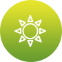 Commercial Electricity Sun symbol