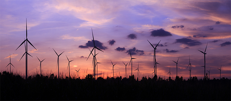 Farm-of-wind-turbine