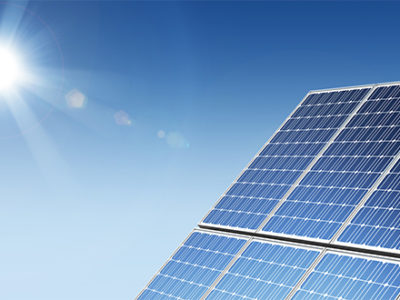 Sun-giving-energy-to-solar-panel