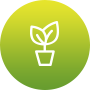 Business small plant symbol